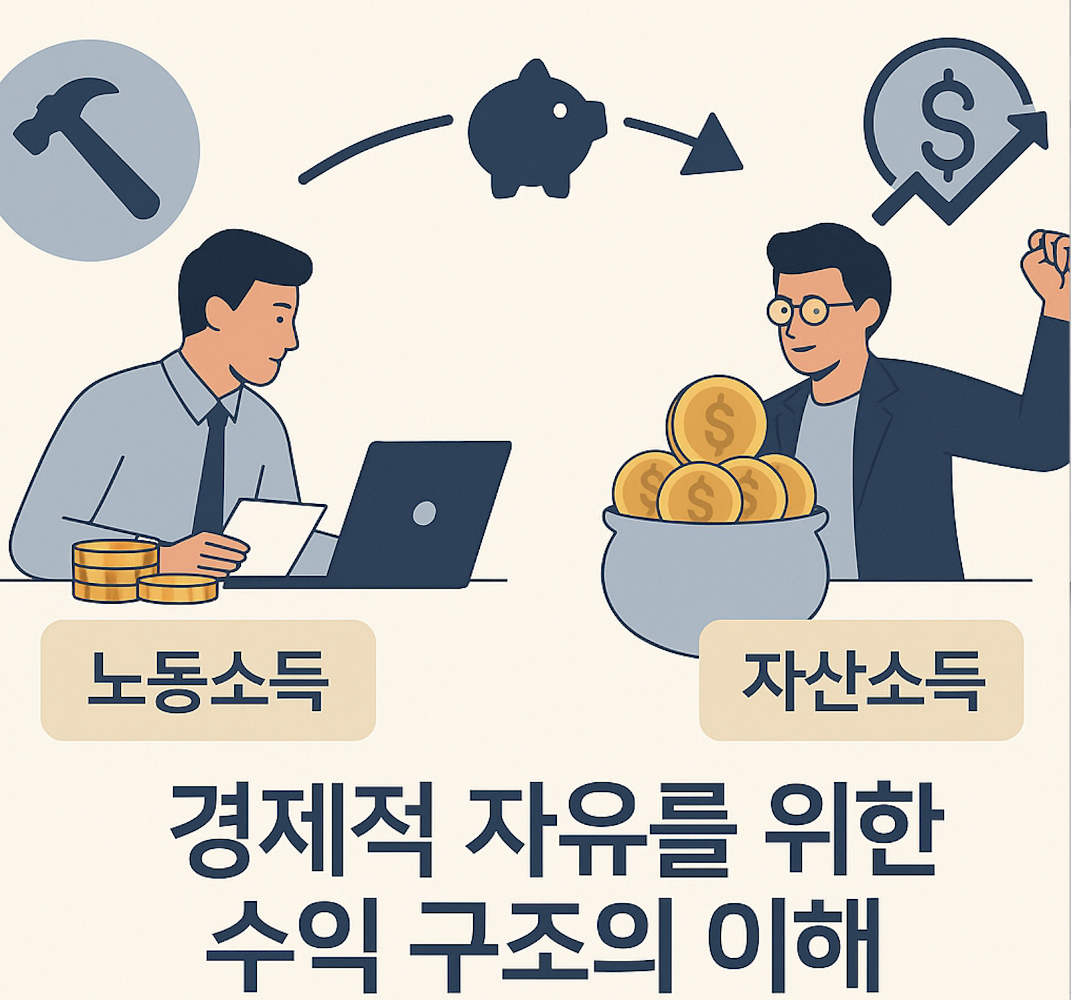 노동소득과 자산소득 │ 경제적 자유를 위한 수익 구조의 이해