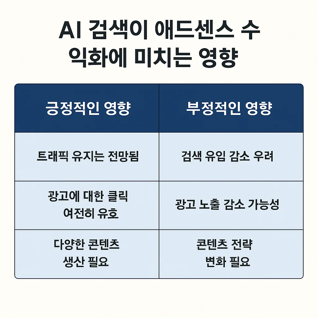 2025 AI 검색시대, 구글 애드센스 수익화에 미치는 영향과 대응 전략